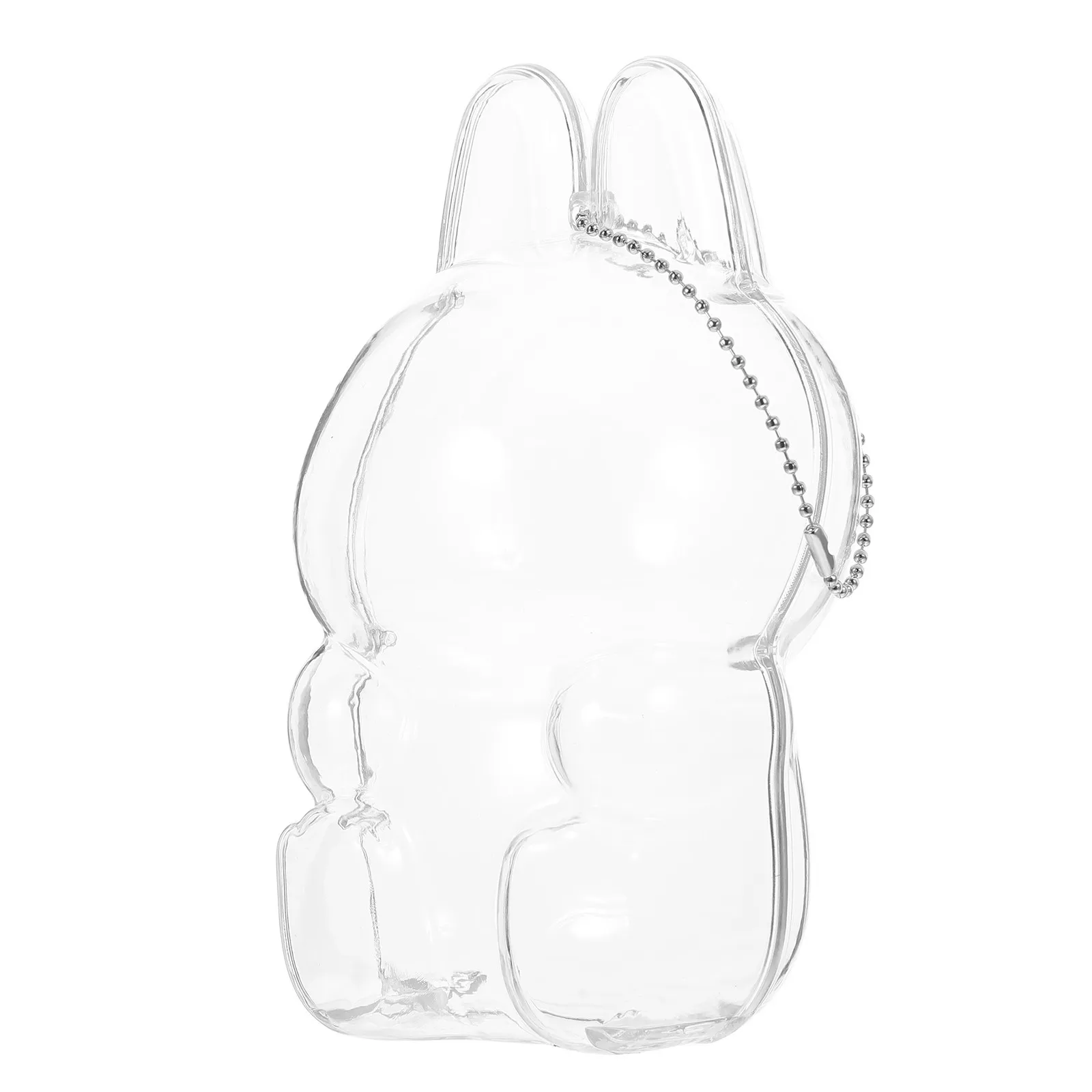 Clear Transparent Protective Case Display Box for Small Items – Portable Storage Stand & Showcase Holder