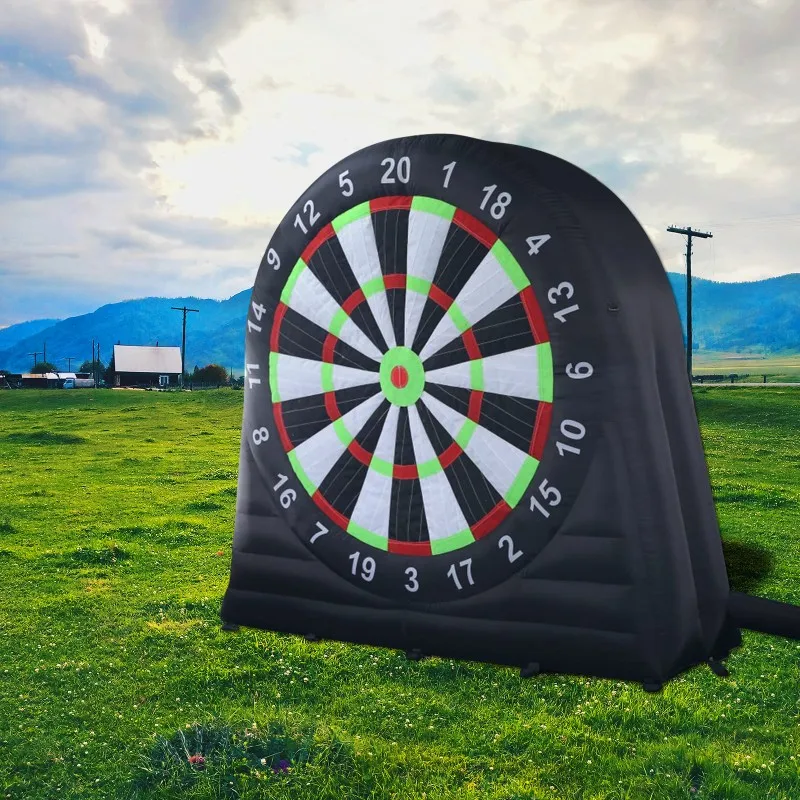 

Sayok Outdoor Inflatable Soccer Dartboard Football Dart Board Inflatables Party Game Dart Board Air-Blown Football Target Game