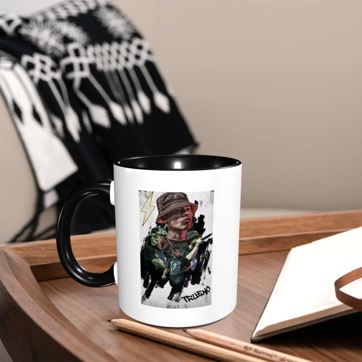 Funny Trueno Hip Hop Rapper Mug Funny Ceramic Coffee Cups Tea Mugs Milk Cup Drinkware Gifts for Woman Man