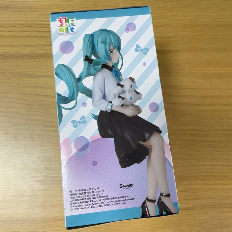 In Stock SEGA PM Hatsune Miku×Cinnamoroll Sanrio And Milk PVC 14CM Anime Action Figures Model Collection Toy