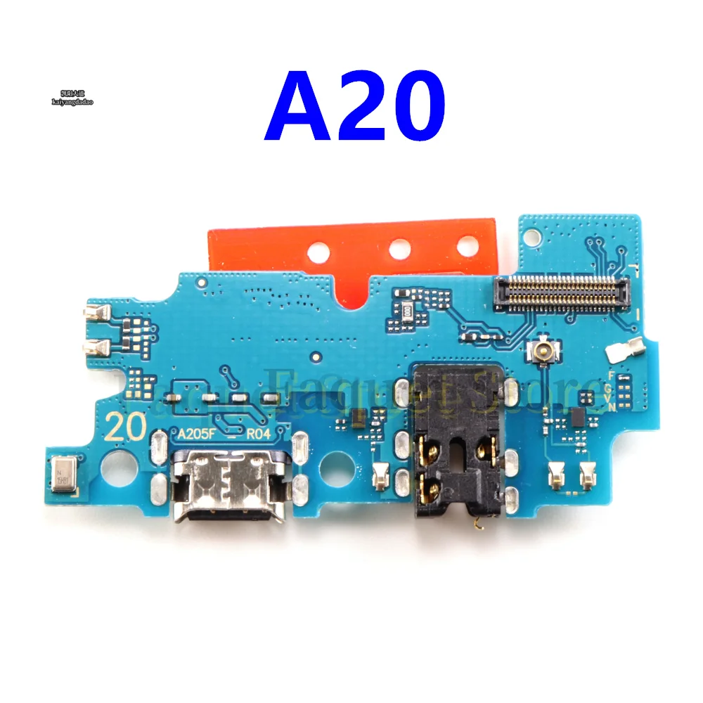 Fast Charging Connector For Samsung Galaxy A20 SM-A205F Board Dock Charger Flex Cable Microphone Parts