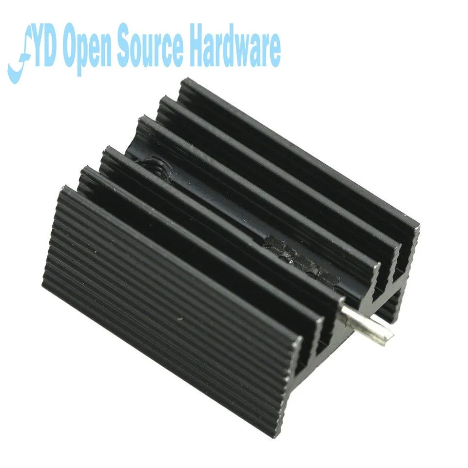 5PCS TO-220 Triode Heatsink Radiator Cooler Radiator 21X15X11MM High Quality Aluminum Heat Sink Fin With Needle