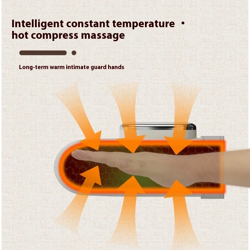 Casa multifuncional mão acupressão massageador compressão elétrica conjunta dedo airbag palma inteligente dispositivo de compressa quente