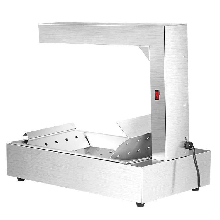 The commercial modern French frie heater stainless steel 220V 1000W electric French frie heating lamp is used in restaurants
