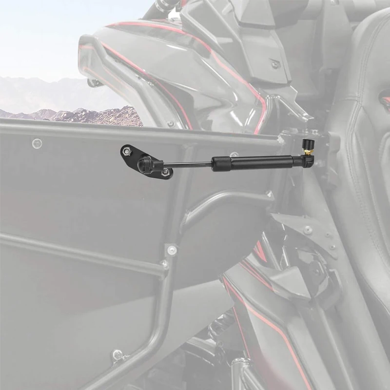 X3 UTV Black Aluminum Anodized Door Opener Sets For Can am Maverick X3 Maverick X3 MAX 2/4 Doors 2017-2023