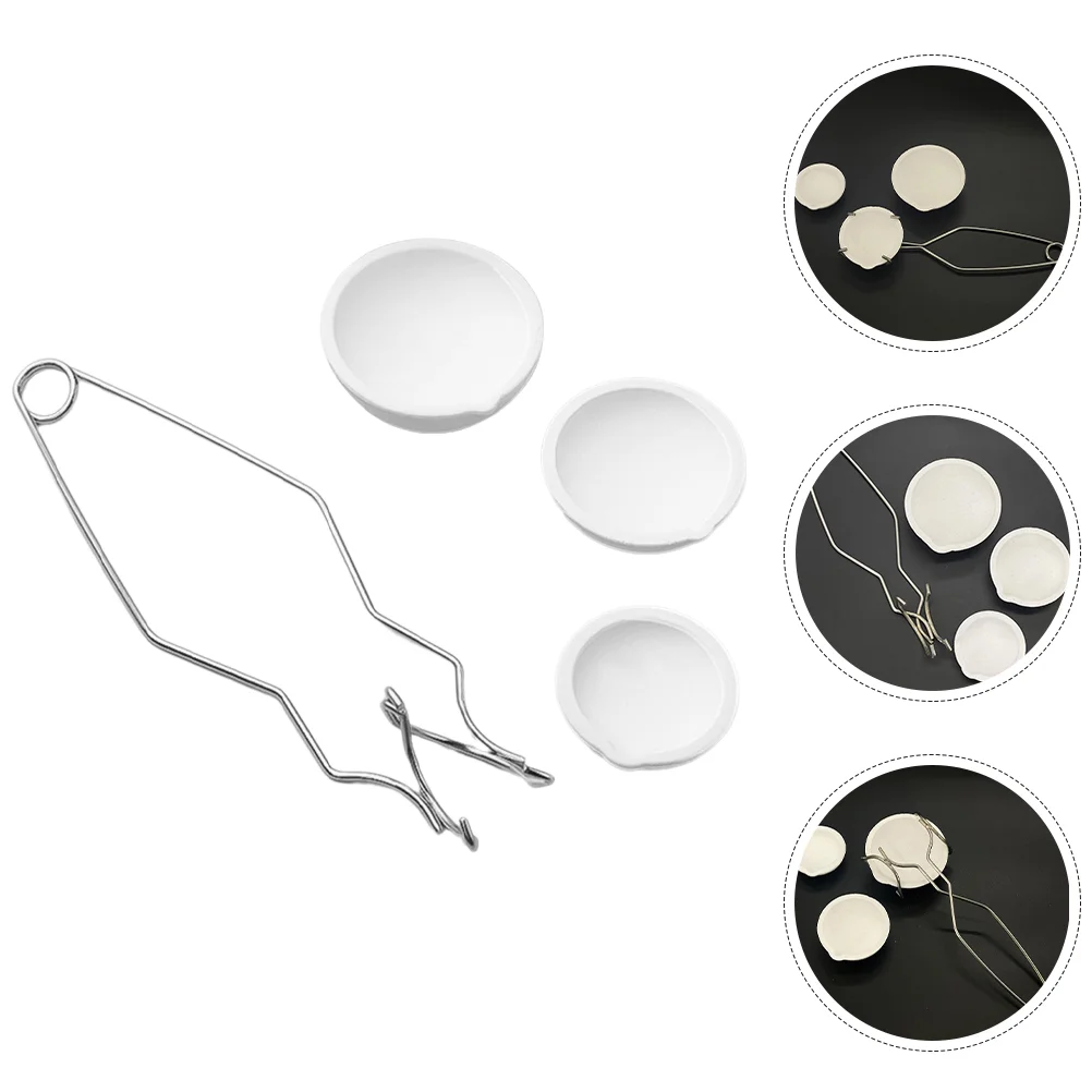 Szczypce do topienia misek Garnek elektryczny do zestawu pieca do wytapiania kwarcu ołowiowego Tygiel metalowy