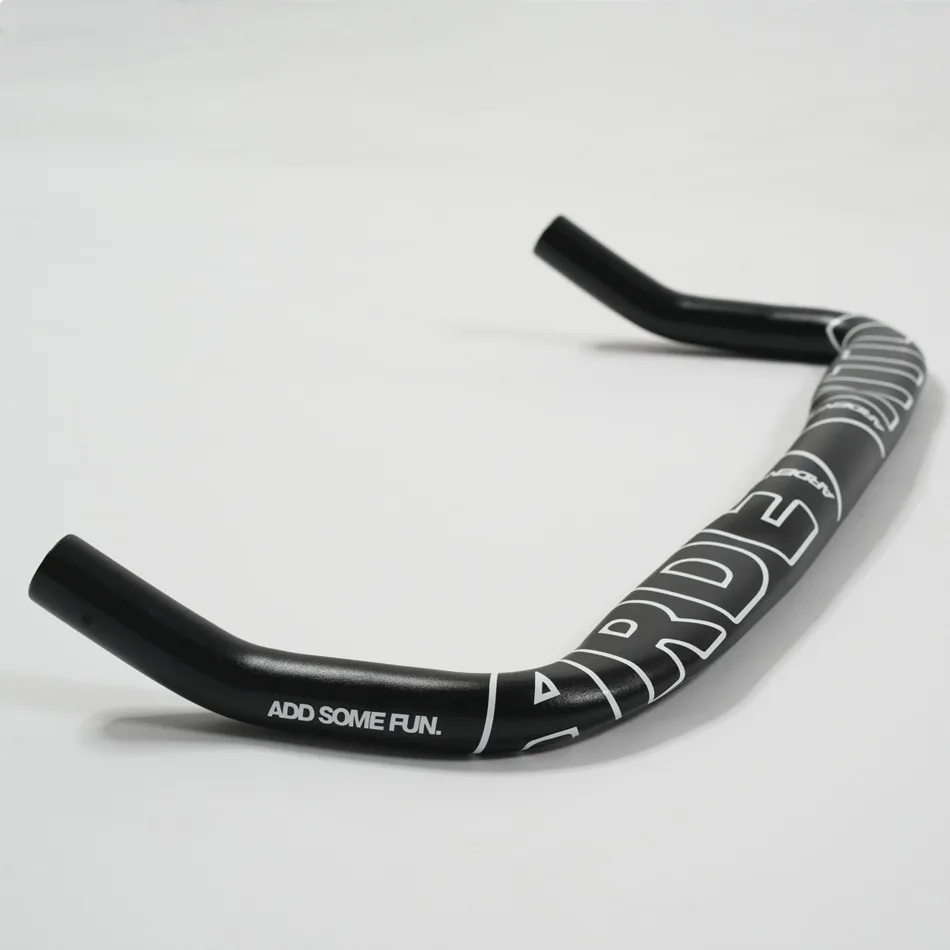 Ardently Fixed Gear Racing Road Bike Handlebar, Aluminum Alloy Bicycle Handlebar, Bent Bar, Cycling Parts, TT Handlebar, 31.8mm