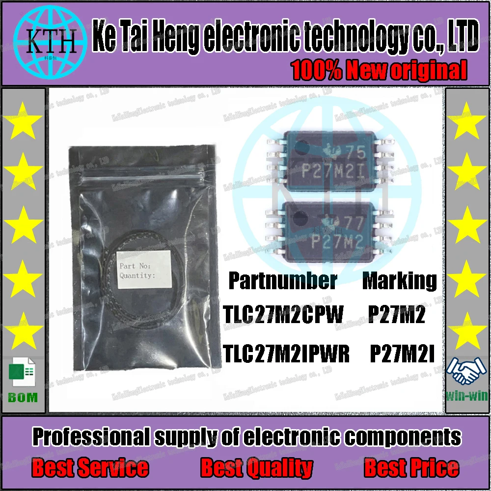 5ชิ้น/ล็อต TLC27M2CPW TLC27M2IPWR P27M2 P27M2I TSSOP8ใหม่