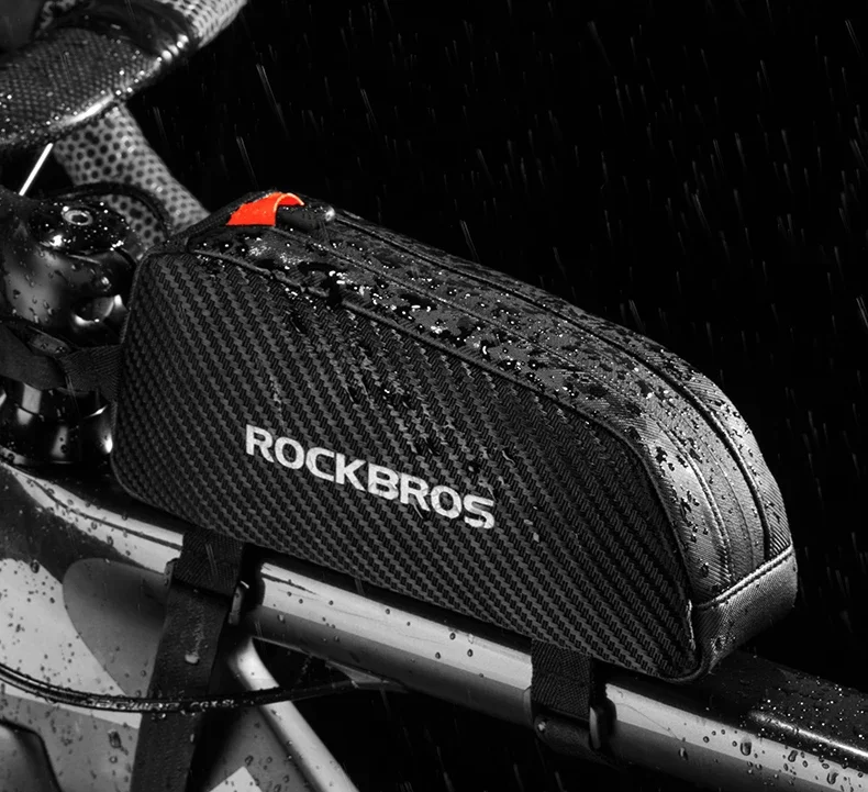 ROCKBROS Fahrradtasche, wasserdicht, reflektierend, vorne oben, Rahmenschlauchtasche, ultraleichte Fahrradtasche, Fahrradtasche, Touring-Reitausrüstung – Detail 17