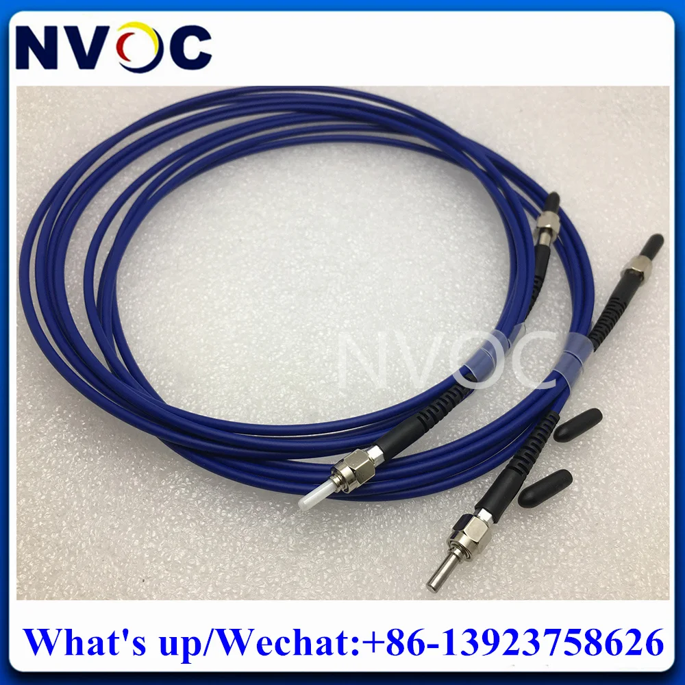 

SMA-SMA905 Ceramic Metal Ferrule Single Mode Simplex 50/125 OM1 3.0mm 1M 2M Blue Armored Fiber Optical Patch Cord Jumper Cable