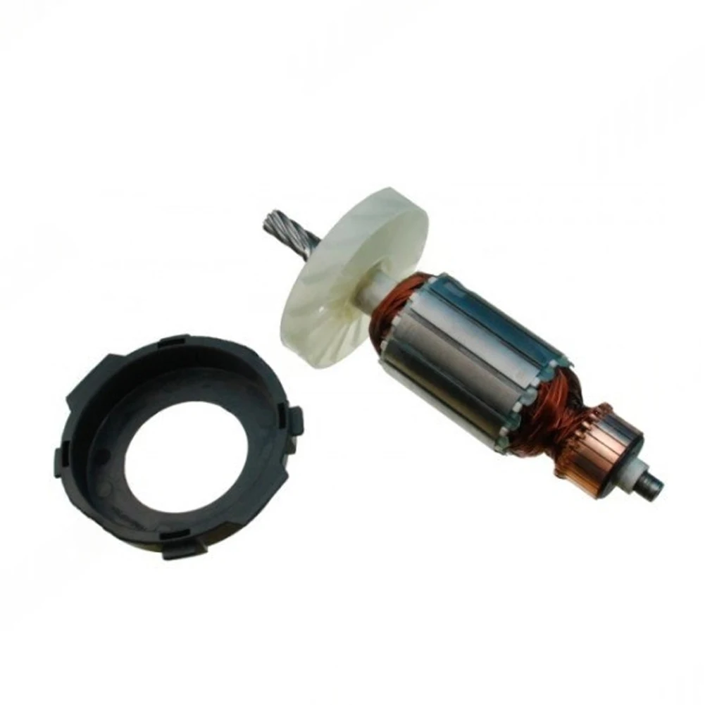 

Circular Saw Motor Rotor Armature for KGS 216M 220-240V Replacement Part with Copper Wire Design and Protective Fan Cover
