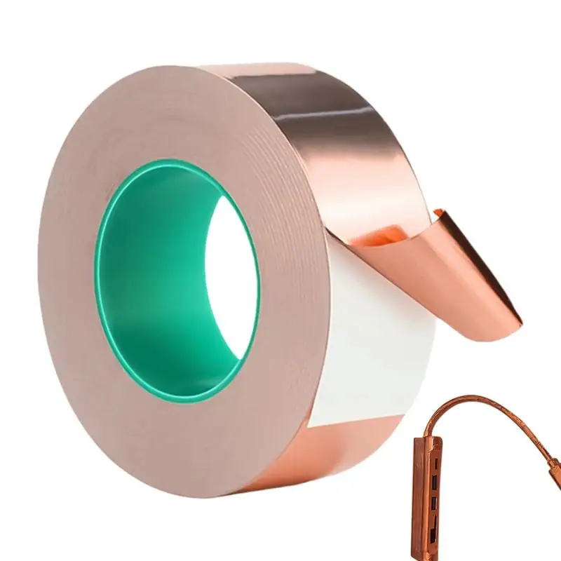 Copper Tape for Soldering Snail Protection Shielding Tape Copper Stopper Slug Conductive Coppers Foil Tape for Paper Circuits