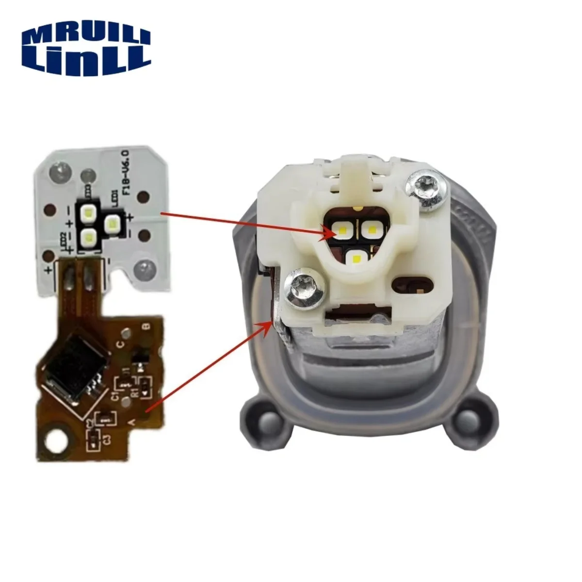 

4 шт. модуль дальнего света DRL 63117343876 для BMW F10 F18 LCI 2014 2015 2016