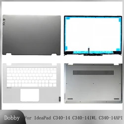 Lenovo IdeaPad C340-14 C340-14IWL LCD Tampa Traseira Tampa Traseira Traseira, Moldura Frontal Palmrest, Parte Inferior Caso Base Habitação