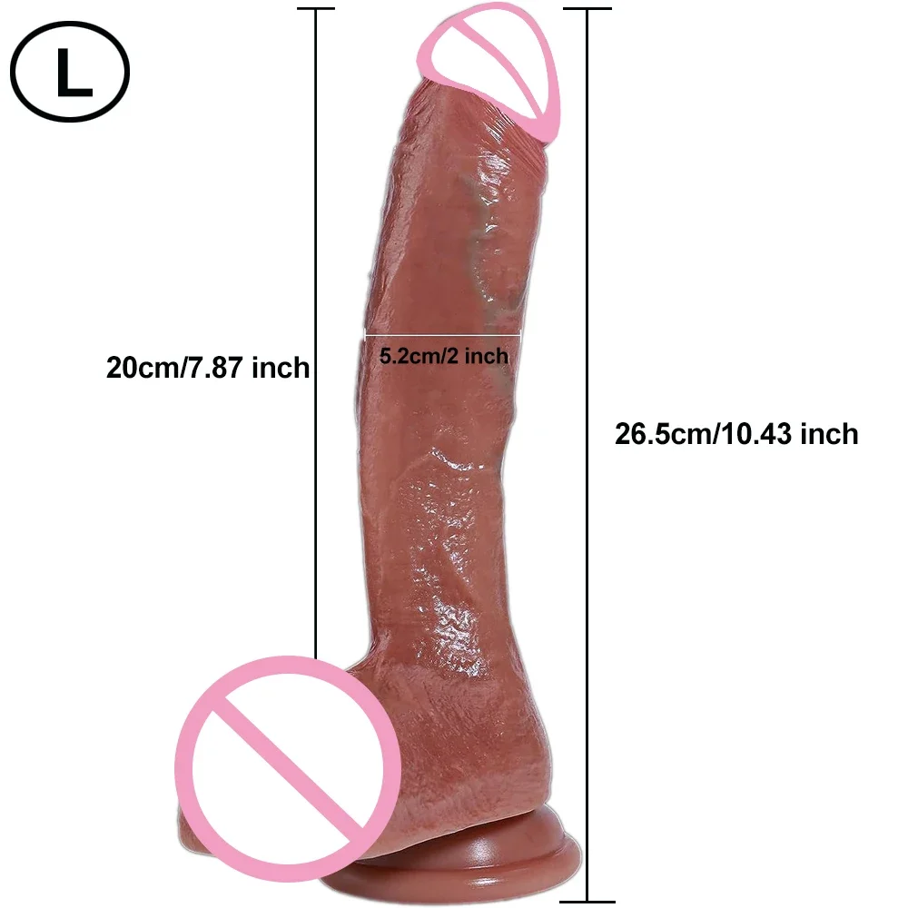 Cheap Real Skin Silicone Big Huge Dildo Realistic Suction Cup Dick Male Artificial Rubber Penis Anal Sex Toys For Women Cock