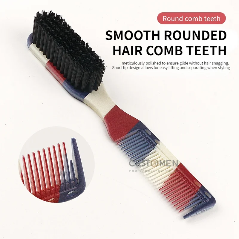 New Professional Barber Shaving Beard Brush Hair Removal Neck Duster Brushes Horse Hair Salon Face Mustache Clean Shaver Tools