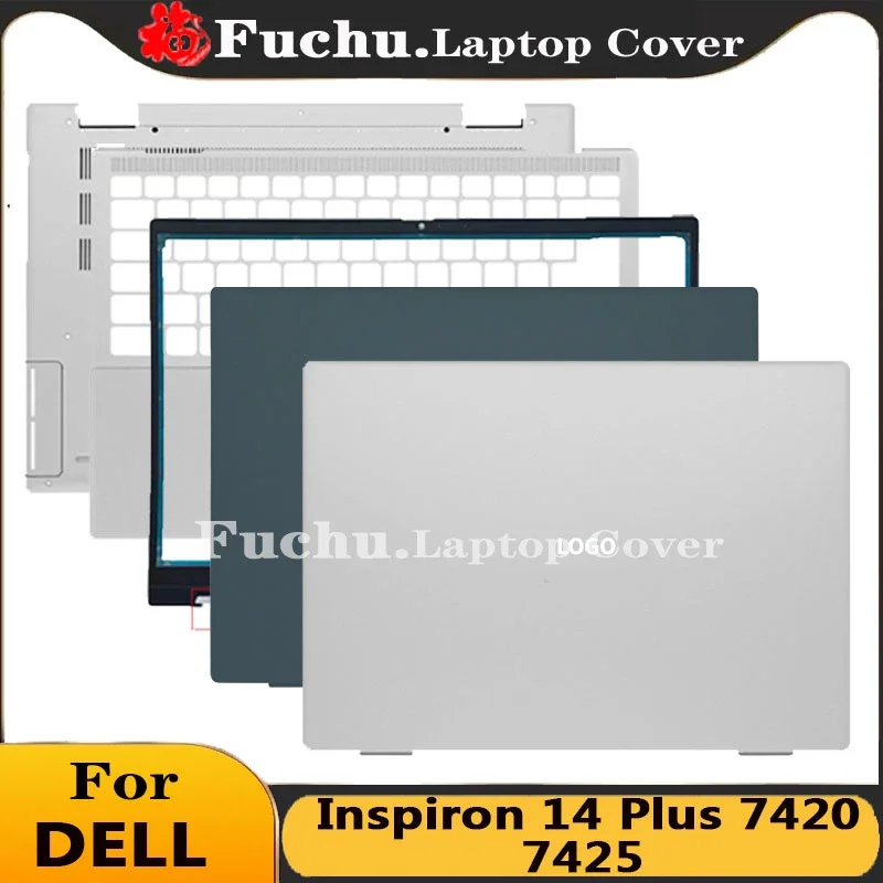 

Новинка для ноутбука Dell Inspiron 14 Plus 7420 7425, сменная задняя крышка ЖК-дисплея/передняя рамка/подставка для рук/нижняя крышка