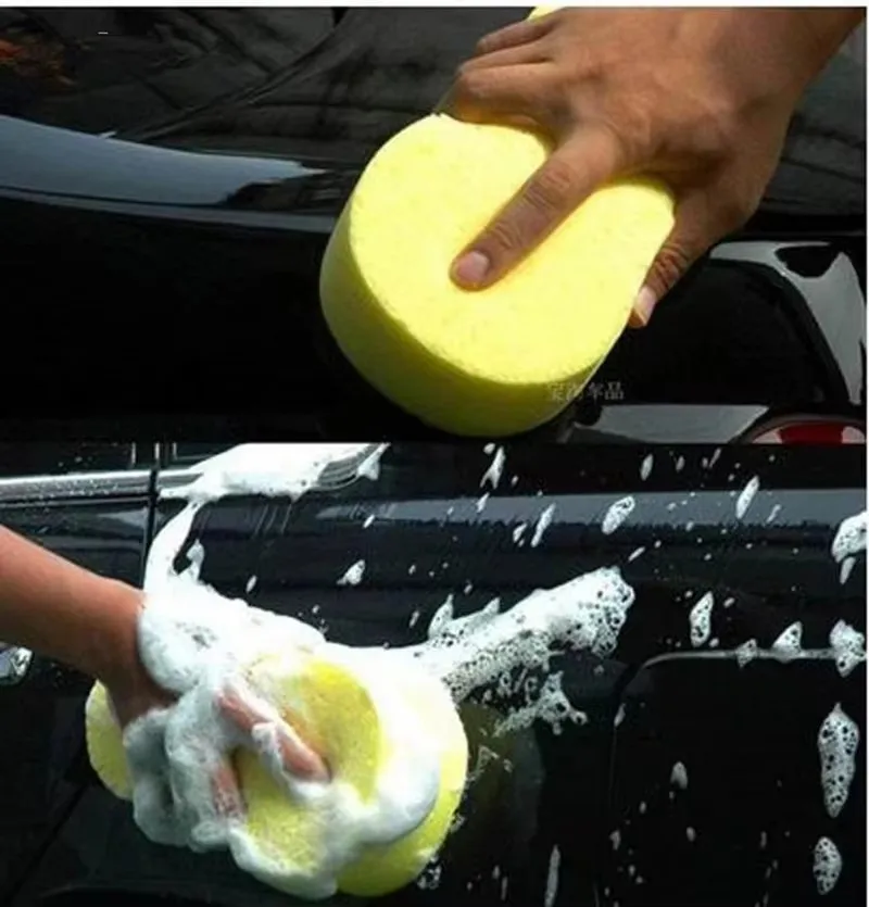 2Pcs Car Wash Sponge Cars Wash Waxing Honeycomb Sponges Cleaning Tool Auto Vacuum Compressed 8-character Sponge