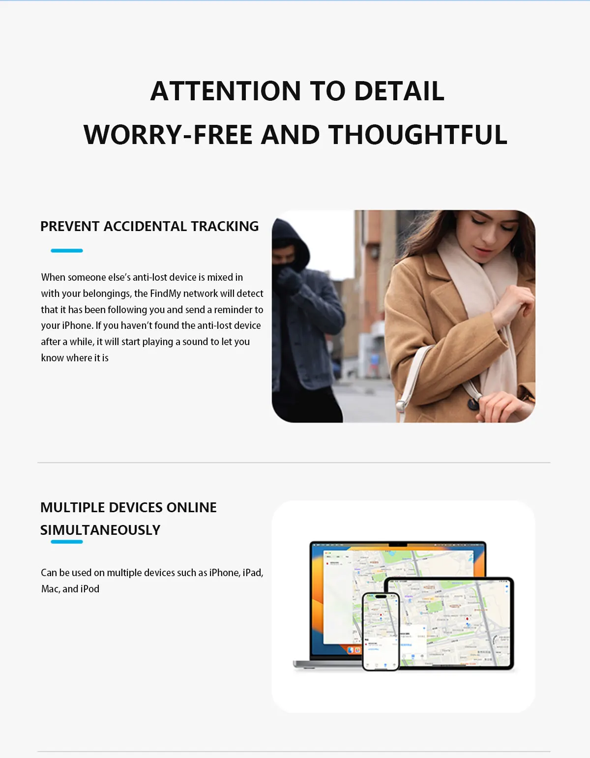 2026 Neuer Smart Tag IP67 Tracker Anti-Verlust Air Tag Kompatibel mit Apple Find My APP IOS Schlüssel Koffer Tasche Ortungsgerät – Detail 7