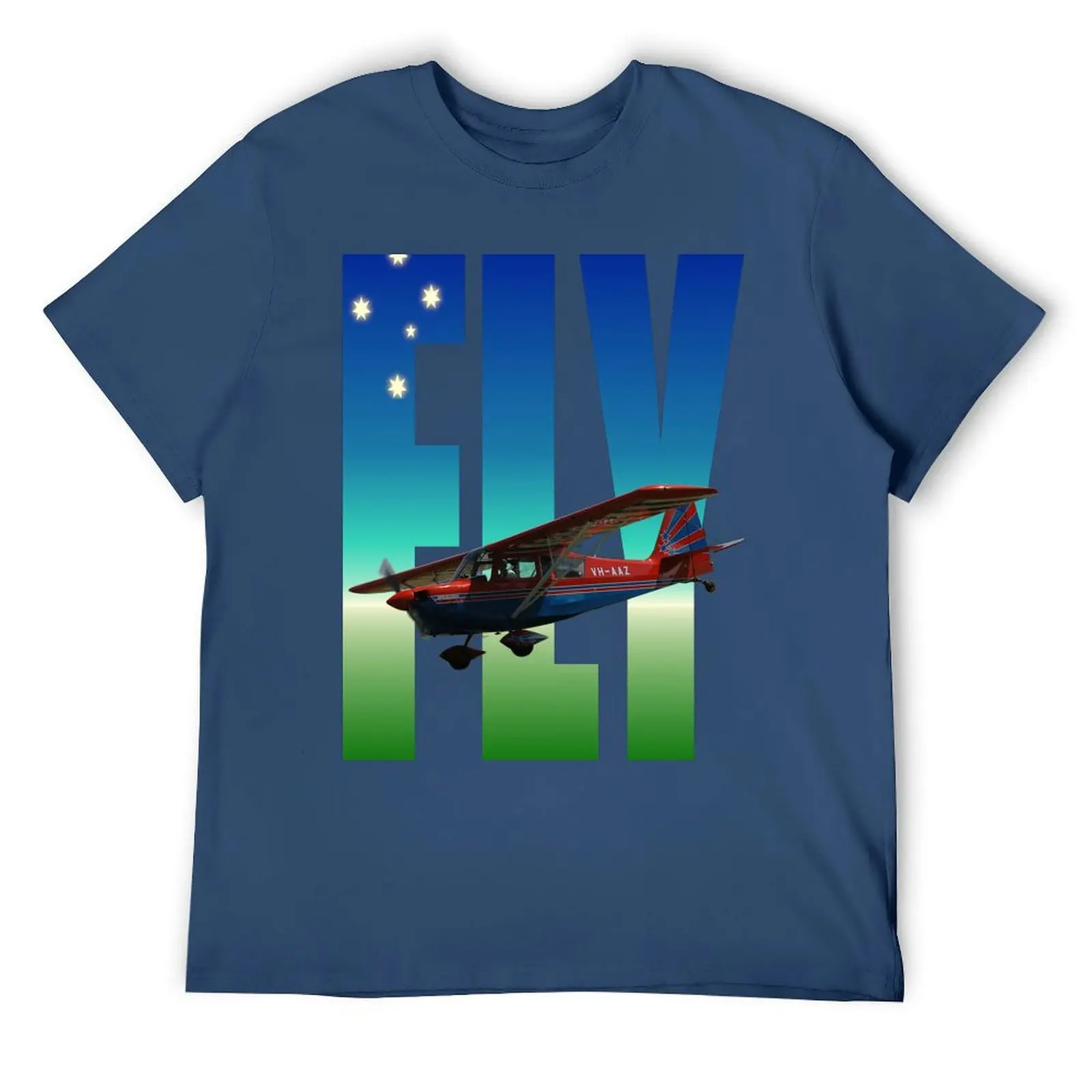 Fly Design - Bellanca Super Decatlón VH-AAZ 20111106 Camiseta camisa de verano ropa de calle figuras de anime trajes para hombres