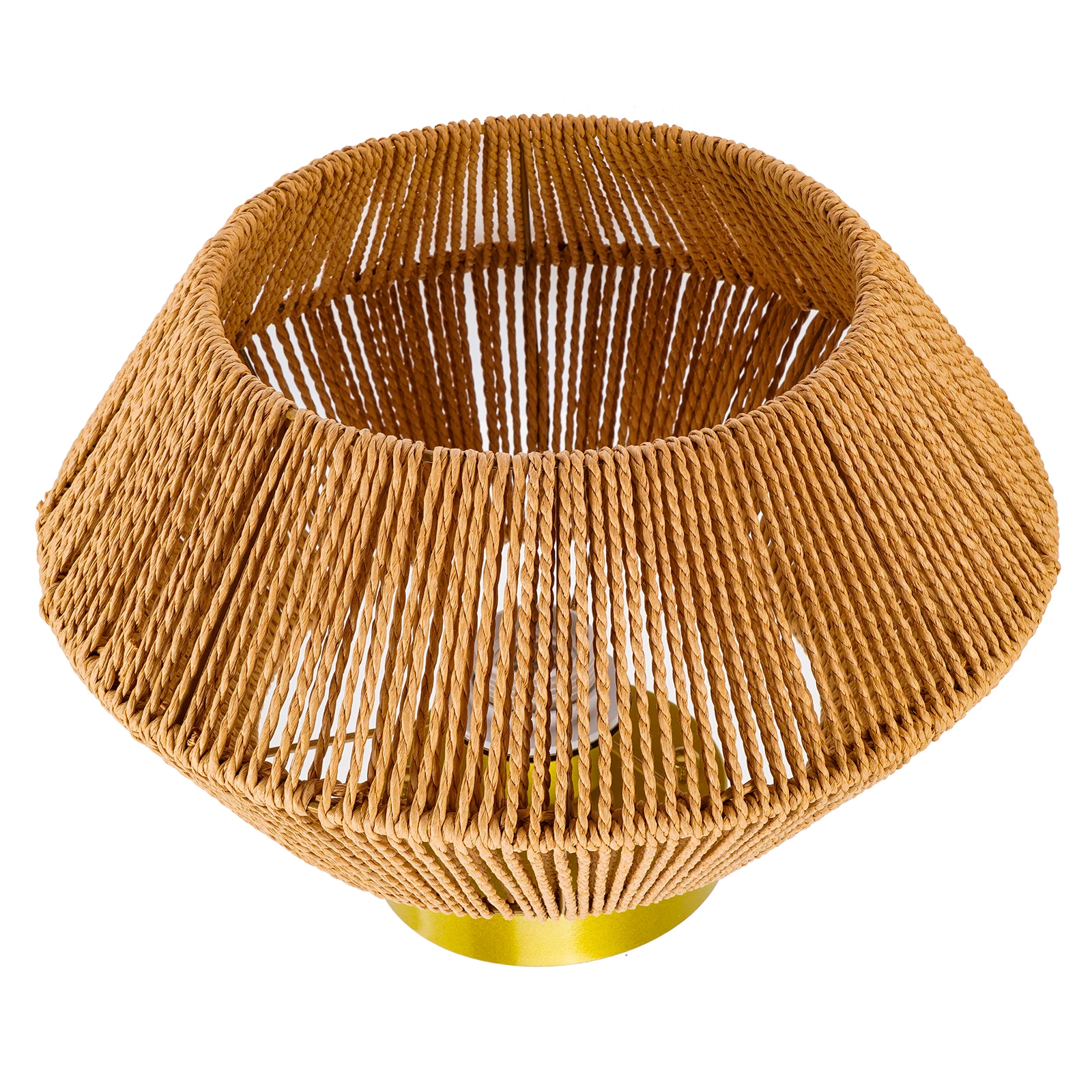 

Modern Rattan Bamboo Ceiling Light Metal Bedroom Lamp Woven Shade Durable Long Lasting Living Room Dining Room Hotel Cafe