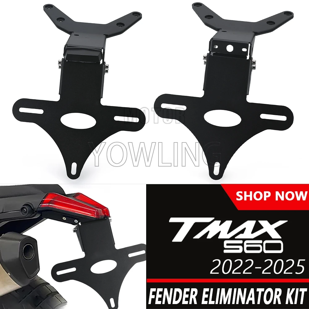 

For Yamaha Tmax T-MAX 560 T-MAX560 2022 2023 2024 2025 Fender Eliminator Kit TMAX Tech MAX 2027 License Plate Relocation Bracket