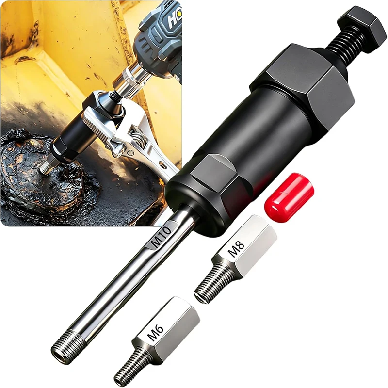 600 PSI Heavy Duty Grease Fitting Cleaner Tool with M6 M8 Adapter Zerk Cleaning for Trucks Agricultural Machinery Construction