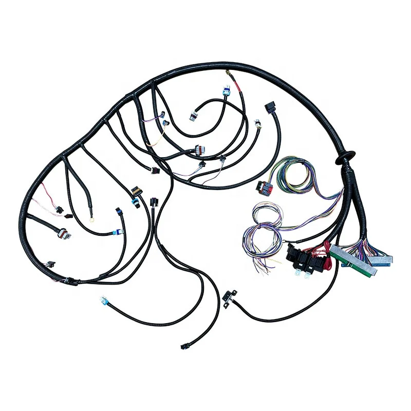 

Автомобильный жгут проводов двигателя LS3 T56 DBW для G MC Che vrolet Cadillac Hummer Engine 4,8 5,3 6,0 л, ткацкий станок 03-0