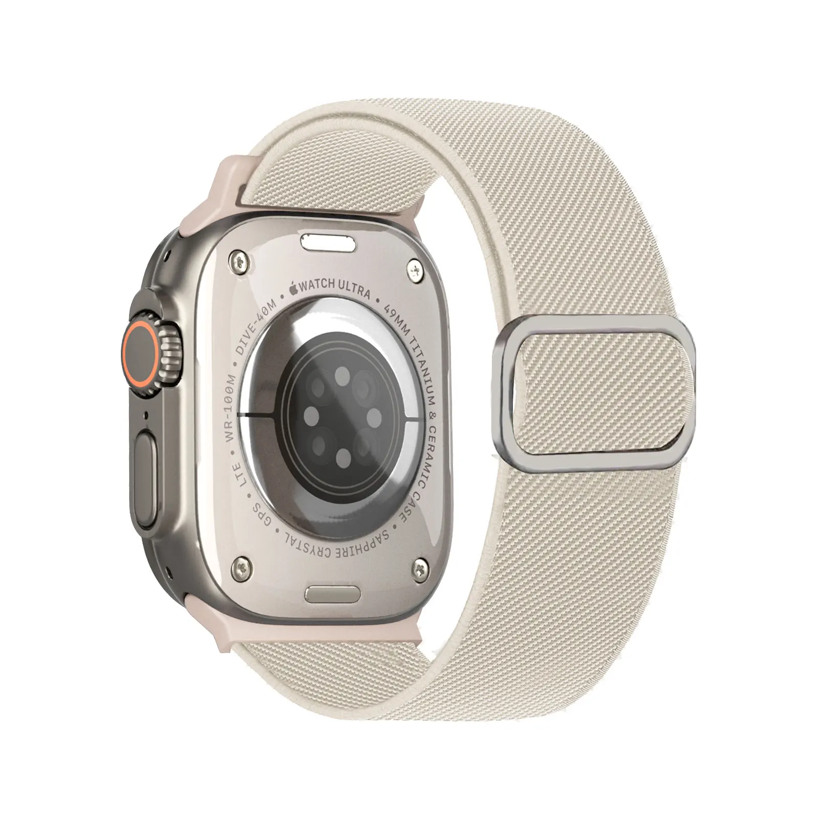 Parachute Straps  Elastic Nylon Band for Apple Watch Ultra 2 49/46/45/44/42/41/40mm for IWatch 10/9/8/7/6/SE Bracelet