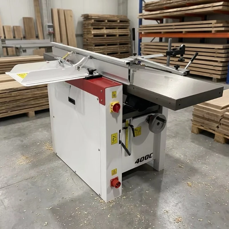 HYSEN Hot-Selling SICAR 400C Combination Multifunctional Woodworking Machine Planer Thicknesser Mortiser 3 in 1 High-Precision