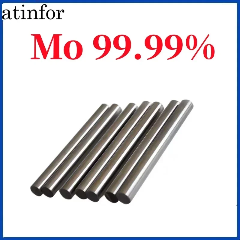 atinfor High purity Molybdenum rod for Scientific Research Molybdenum Electrode Mo99.99% Support size Customized Diameter 0.4mm