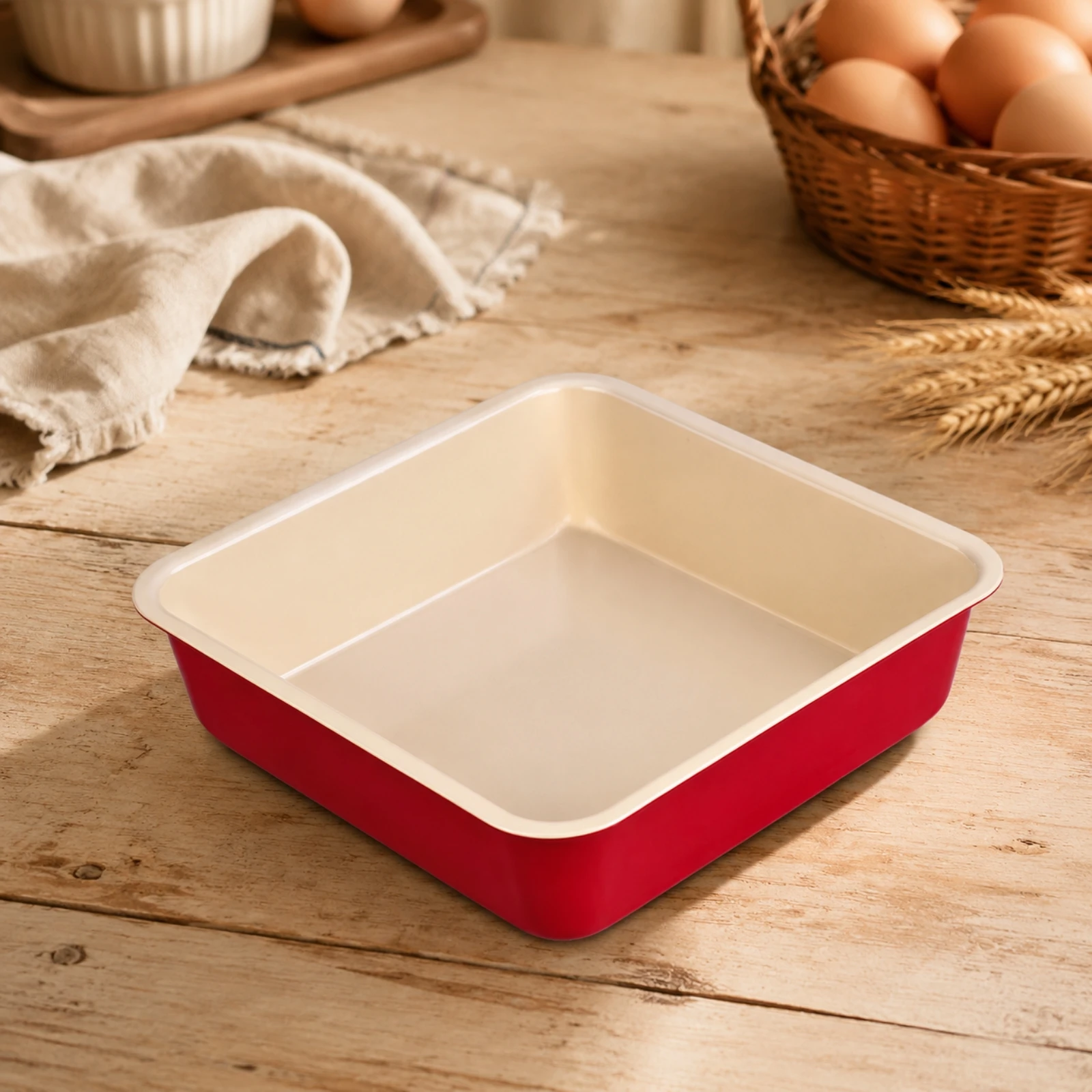 Oven Baking Tray Versatile Baking Pan with Nonstick Coating Bakeware Oven-Safe for Home Bakers