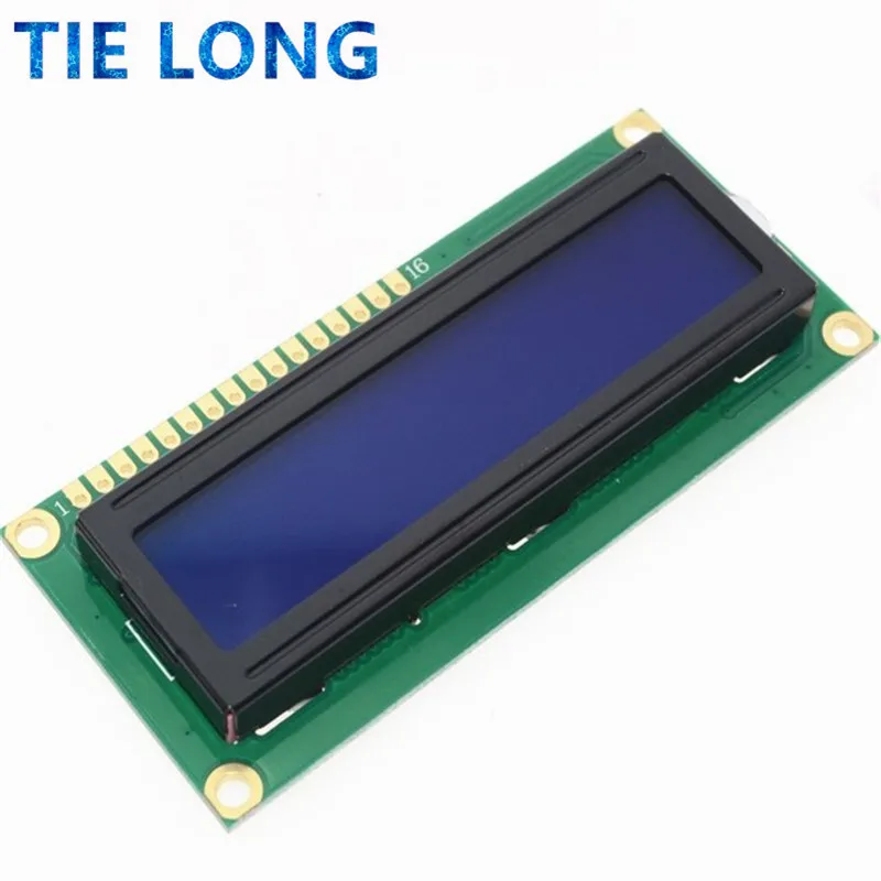 1 Uds LCD1602 1602 módulo pantalla verde 16x2 módulo de pantalla LCD de caracteres.1602 5V pantalla verde y código blanco para arduino