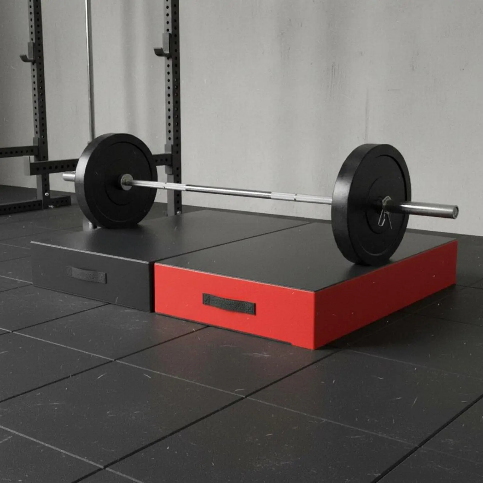 Shock Absorbing Barbell Drop Pad for Deadlift Clean and Jerk Snatch Recycled Cotton Gym Floor Protector Noise Dampening Mat