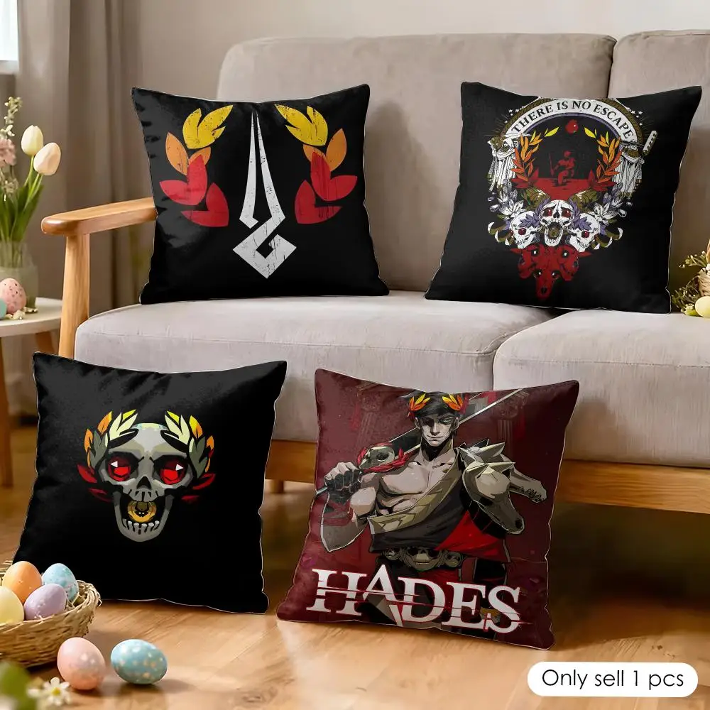 Video Game H-Hades Il Cushion Cover Wrinkle-Resistant Short Plush Pillow Case Breathable Machine-Washable