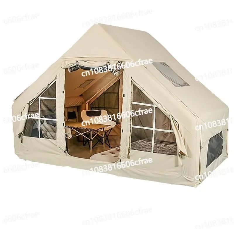 Inflatable Tent Outdoor Camping Rainproof, Windproof and Sun-proof Portable Tent-free Inflatable Mattress