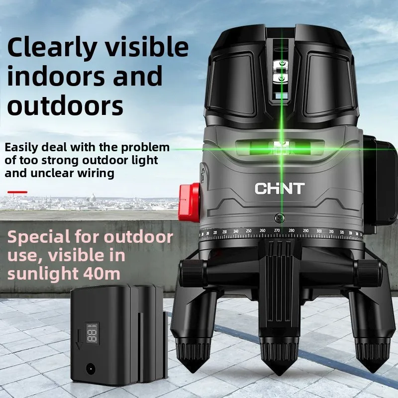 High Precision Infrared Level Green 235 Line Automatic Laser Level Blue Light Outdoor Strong Light