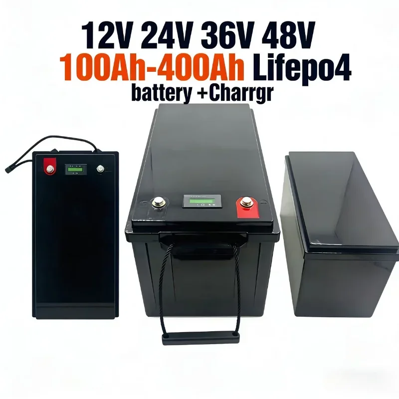 Top-Tier LiFePO4 Battery Pack (12V/24V/36V/48V | 100Ah-400Ah) | Bluetooth BMS + APP Dominates Solar Inverters, EVs & Fishing Boa