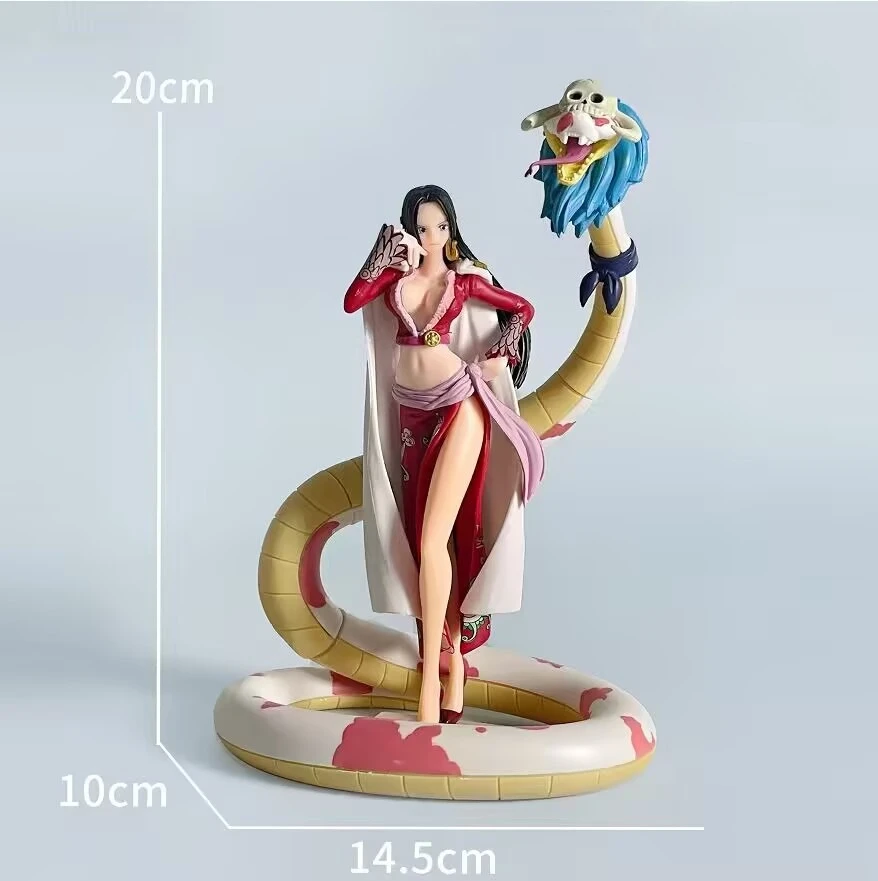 Nouveau Figurine une pièce POP serpent homme impératrice serpent Ji Han cuisinier modèle décoration de bureau ornement Anime fait à la main
