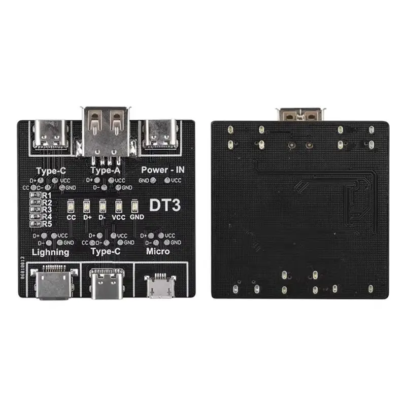 AB46-DT3 Data Cable Detection Board USB Cable Tester For IOS Android Type-C Micro-Type Short Circuit Switch Test Board