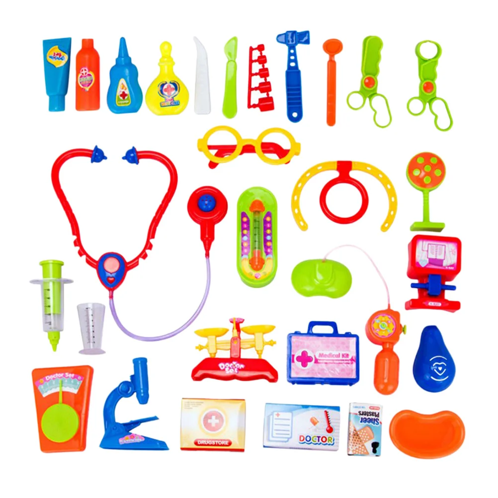 Brinquedos de coordenação mão-olho para crianças de alta qualidade médico playset kits de ferramentas crianças fingir médico