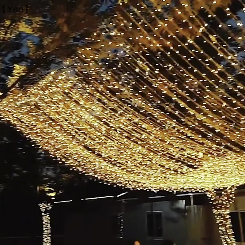 Guirxiété Lumineuse Extérieure Étanche, Décoration de ixde Jardin et de Mariage, 8 Modes, 20m, AC 200 V, 110