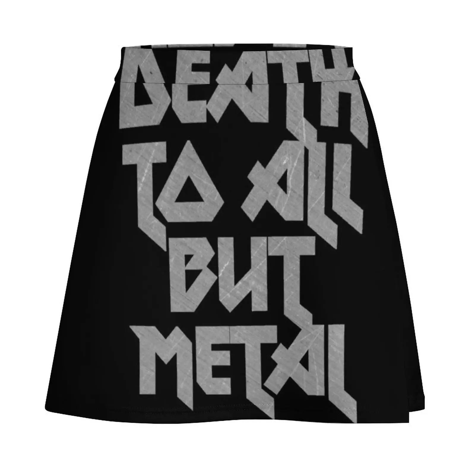 Death to All But Metal Mini Skirt kawaii clothes Kawaii Mini Skirt