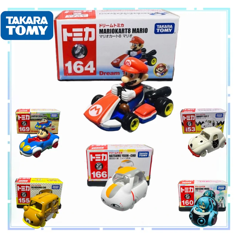 

TOMICA Dream Series Mario Hatsune Miku карандаш Шин-тян расслабленный медведь гоночный сплав модель автомобиля игрушки детский подарок коллекционные предметы
