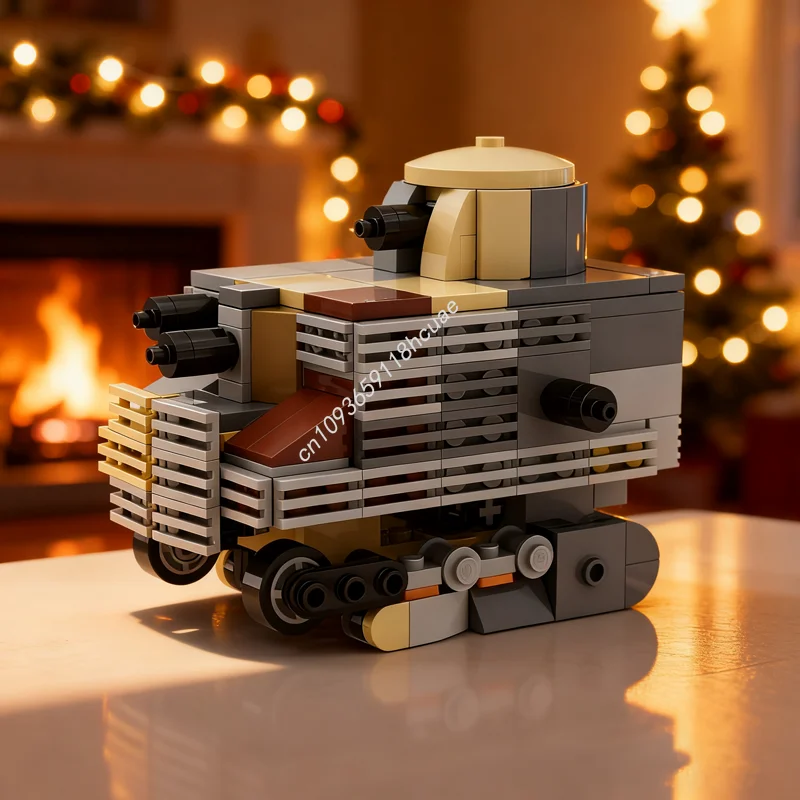 

258 шт. MOC Bob Semple Tank Модель Строительные блоки Сборка DIY Рождественский подарок Креативные игрушки Идея Образовательный кирпич Дети День рождения