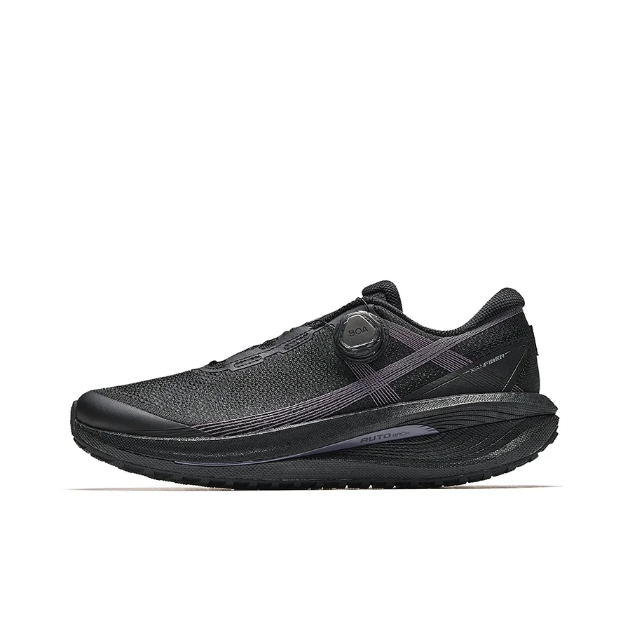 Anta Champion Honor 2 Chaussures de course décontractées à tige basse antidérapantes et amortissantes pour hommes Noir 112525542A-1