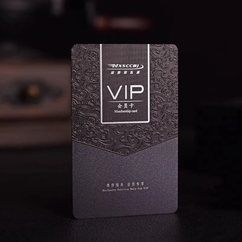 

Custom. [Thickened Relief] Embossed Membership Card Making Customized High-End Card Beauty Salon Membership Card Barber Shop Hig