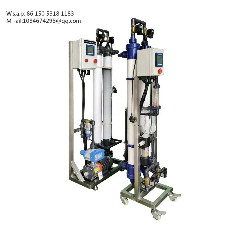 Ultrafiltration unit with core filtration assembly and basic operating safety features
