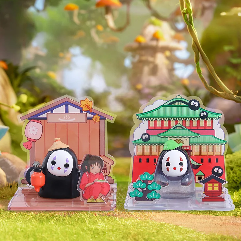 Totoro กล่องตาบอดของเล่น Hayao Miyazaki Fairy Tale Elves อะนิเมะ action figure ตกแต่งบ้านเดสก์ท็อปเครื่องประดับคริสต์มาสของขวัญ