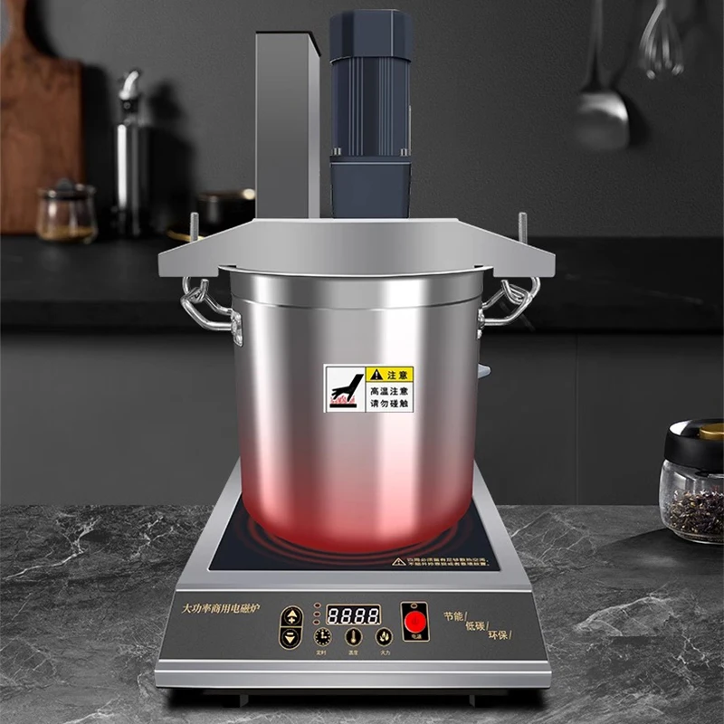 Automatic stir-fry machine, bean paste and pepper processing, mixed meat jam, spicy hot pot, grilled fish, cold shrimp